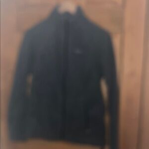 Columbia DarkGrey Fleece Jacket with Structured Design and High Collar